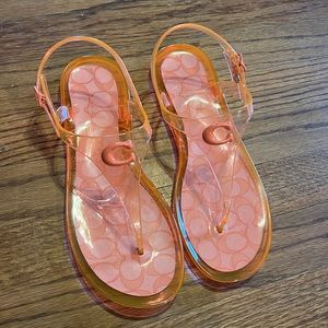 Coach sandals. Size US 9.